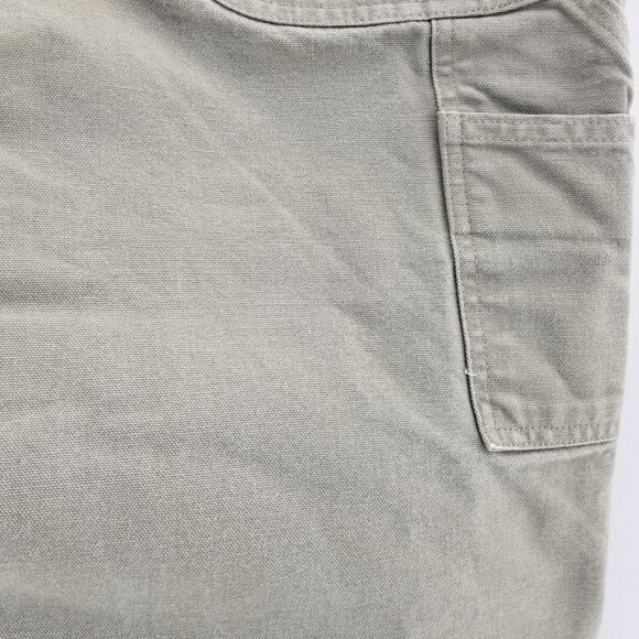 Carhartt B11 DES Work Pants Desert Khaki Dungaree Fit Carpenter Duck 42x32 - Picture 9 of 11